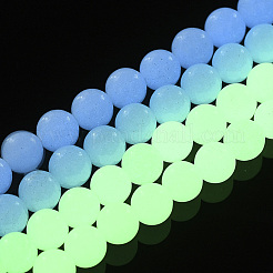 Synthetic Luminous Stone Beads Strands&nbsp;G-T129-12E
