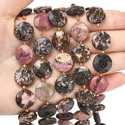 Natural Rhodonite Beads Strands&nbsp;G-A292-A07-01
