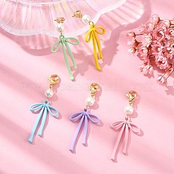 Bowknot Alloy Pendant Decorations&nbsp;HJEW-JM02210