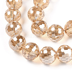 Electroplate Glass Bead Strands&nbsp;EGLA-R041-10mm-09