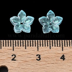 Dyed & Heated Glass Bead Caps&nbsp;GLAA-Z019-02C