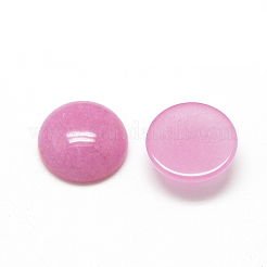Natural White Jade Cabochons&nbsp;G-R416-10mm-04