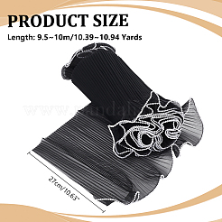 9.5~10M Polyester Pleated Lace Trim&nbsp;OCOR-PH0002-97A