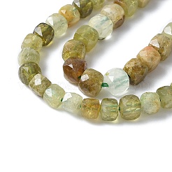 Natural Green Garnet Beads Strands&nbsp;G-NH0044-A01
