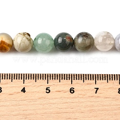 Natural Quartz Crystal & Rhodochrosite & Rose Quartz & Amethyst & Strawberry Quartz & Tourmalinated Quartz/Black Rutilated Quartz Beads Strands&nbsp;G-B143-A01-8mm