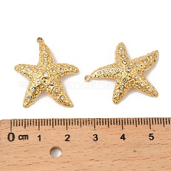 304 Stainless Steel Rhinestone Pendants&nbsp;STAS-T068-71G