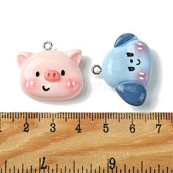 Opaque Resin Pendants&nbsp;RESI-P039-02B