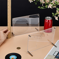 2Pcs Desktop Acrylic Vinyl Record Storage Holder Rack&nbsp;ODIS-FG0002-11