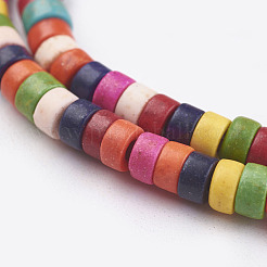 Synthetic Turquoise Beads Strands&nbsp;TURQ-G110-4x2mm-12