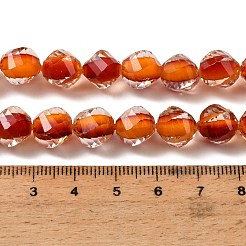 Two Tone Resin Beads Strands&nbsp;GLAA-T035-02I