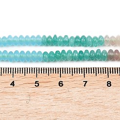 Glass & Natural Red Aventurine & Dyed White Jade & Topaz Jade & Quartz & Green Aventurin Beads Strands&nbsp;G-Z135-C03-2x4mm