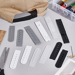40Pcs 4 Colors Plastic Snapback Strap with 7 Holes&nbsp;FIND-PH0027-58