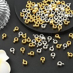 100Pcs 2 Colors Tibetan Style Tube Bails&nbsp;TIBE-YW0001-90