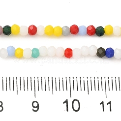 Opaque Imitation Jade Glass Beads Strands&nbsp;EGLA-P062-02A