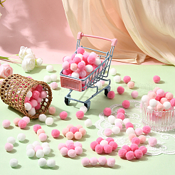 400Pcs 4 Colors Polyester Pom Pom Balls&nbsp;DIY-SC0031-37B