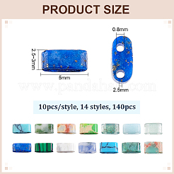 140Pcs 14 Styles Natural & Synthetic Mixed Gemstone Beads&nbsp;G-PH0003-47