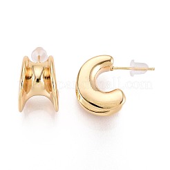 Brass Stud Earrings&nbsp;EJEW-T048-15G