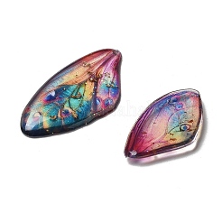 4Pcs Transparent Epoxy Resin Butterfly Wings Pendants&nbsp;RESI-C057-01A
