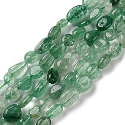 Natural Green Strawberry Quartz Beads Strands&nbsp;G-C268-A01-6x8mm