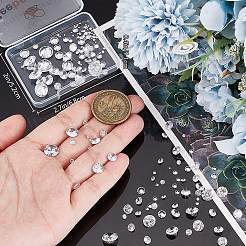 9 Styles Cubic Zirconia Cabochons&nbsp;ZIRC-BBC0002-97