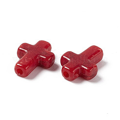 Crackle Opaque Acrylic Beads&nbsp;OACR-C006-41