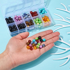 180Pcs 7 Style Natural & Synthetic Gemstone Beads&nbsp;G-YW0001-13