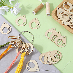 100Pcs MDF Board Bobbins&nbsp;DIY-GF0011-13B