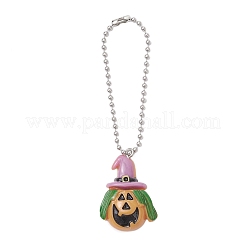 7Pcs 7 Styles Halloween Themed Resin Pendant Decorations&nbsp;HJEW-JM03675