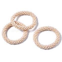 Faceted Opaque Glass Beads Stretch Bracelets&nbsp;BJEW-S144-002E-05