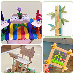 600Pcs Wood Craft Sticks&nbsp;DIY-CA0007-90