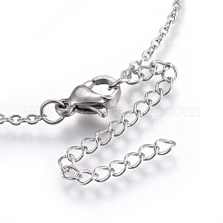 Brass Micro Pave Cubic Zirconia Pendant Necklaces&nbsp;NJEW-O108-16P