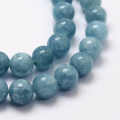 Natural White Jade Imitation Amazonite Beads Strands&nbsp;X-G-F364-16-6mm