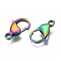 Ion Plating(IP) 304 Stainless Steel Lobster Claw Clasps&nbsp;STAS-S119-004D