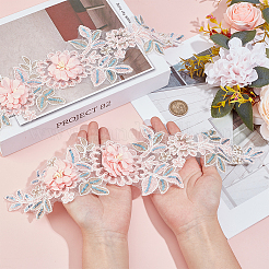Polyester Embroidery Sew on Appliques&nbsp;DIY-WH20010-38A-01