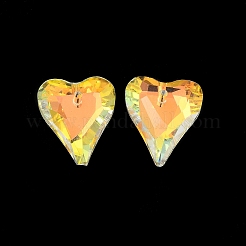 Electroplated Glass Pendants&nbsp;EGLA-M029-05
