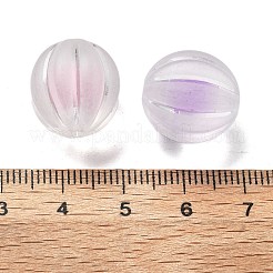 Frosted Transparent Acrylic Beads&nbsp;OACR-A032-15B