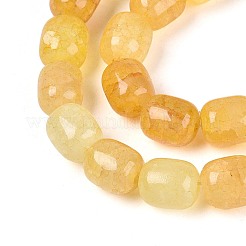 Baking Paint Crackle Glass Beads Strands&nbsp;DGLA-N019-01B-07