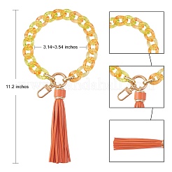 Chain Link Wristlet Keychain&nbsp;HJEW-SW00014-02