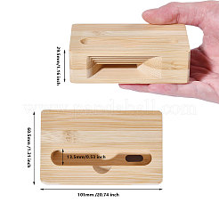 Bamboo Mobile Phone Holders&nbsp;AJEW-WH0314-475