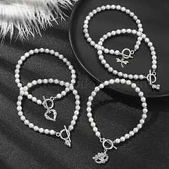 Tibetan Style Alloy Charm Bracelet&nbsp;BJEW-JB09784-02