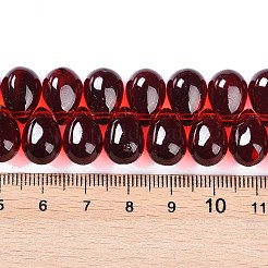 Electroplate Glass Beads Strands&nbsp;EGLA-Q128-01A