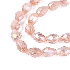 Transparent Electroplate Glass Beads Strands&nbsp;LS-EGLA-N013-T4mm-B29