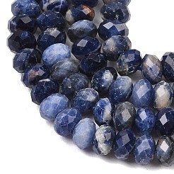 Natural Sodalite Beads Strands&nbsp;G-C259-A23-5x8mm