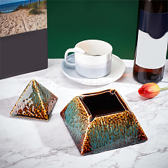 Porcelain Ashtrays with Lid&nbsp;AJEW-WH0307-40