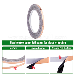 Copper Foil Tapes with Adhesive Back&nbsp;AJEW-WH0348-409A