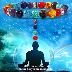 Bohemian Chakra Glass with Resin&nbsp;CB9860