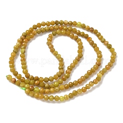 Natural Yellow Green Opal Beads Strands&nbsp;G-D306-A06-2mm