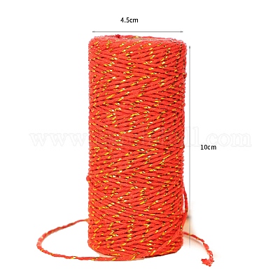 Cotton Metallic String Threads&nbsp;PW-WG20732-04-1