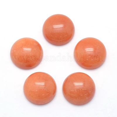 Natural Red Aventurine Cabochons&nbsp;G-P393-R48-4MM-1