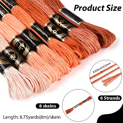 Polyester Embroidery Threads&nbsp;OCOR-WH20074-13B-02A-1